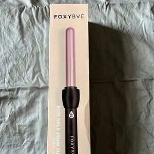 FOXYBAE 25mm Rose Gold Professional Ceramic Curling Wand NEW IN BOX!!!
